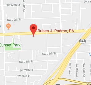 Ruben J Padron Map